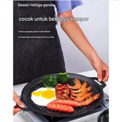 Wajan Panggang BBQ Grill Pan Anti Lengket Wajan Panggang BBQ Grill Pan Anti Lengket