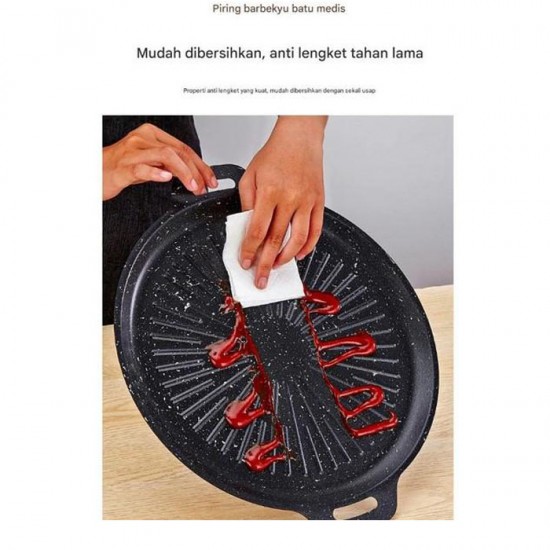 Wajan Panggang BBQ Grill Pan Anti Lengket Wajan Panggang BBQ Grill Pan Anti Lengket