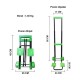 Kenmaster KM-SW30 Trolley Lipat - Folded Cart
