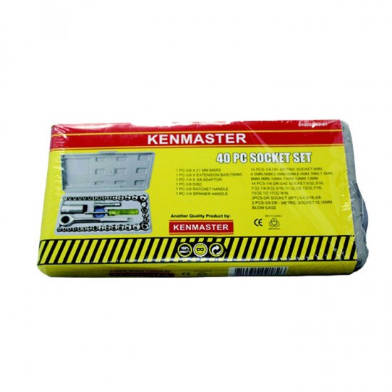 Kenmaster Kunci Sok Set 40 Pcs