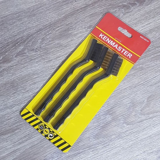 Kenmaster Sikat Kawat Mini 7 Inch 3 Pcs Kenmaster Sikat Kawat Mini 7 Inch 3 Pcs