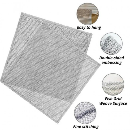 Lap Dapur Bahan Kawat Halus Pembersih Piring Panci Lap Dapur Bahan Kawat Halus Pembersih Piring Panci