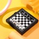 Mainan 5 in 1 Magnetic Board Game Catur Ludo Halma Ular Tangga