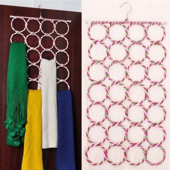 Gantungan Hanger Bulat 28 Ring untuk Hijab Jilbab Kerudung Dasi Syal Gantungan Hanger Bulat 28 Ring untuk Hijab Jilbab Kerudung Dasi Syal