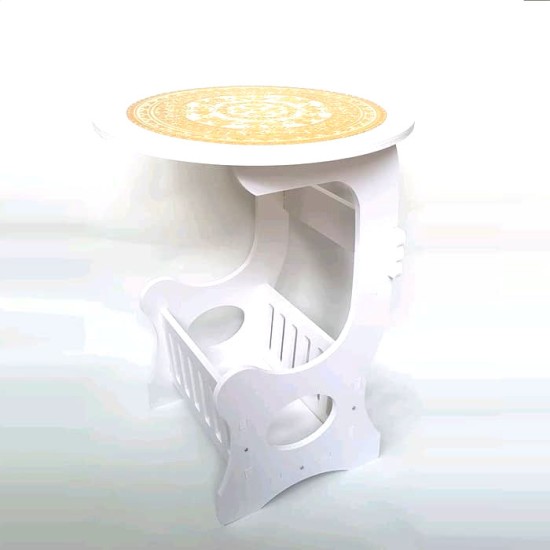 Meja Bulat Samping - Small Round Coffee Tea Table Meja Bulat Samping - Small Round Coffee Tea Table