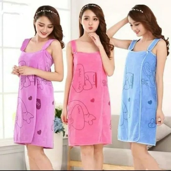 Baju Handuk Motif Dewasa - Wearable Bath Towel Baju Handuk Motif Dewasa - Wearable Bath Towel