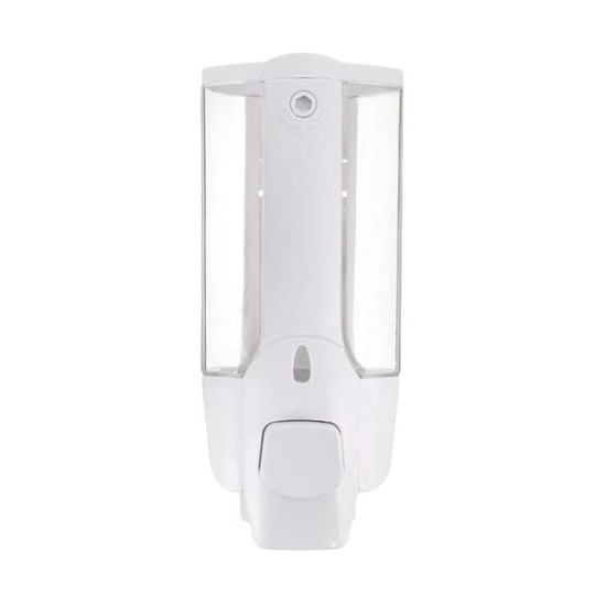 Dispenser Sabun Cair Single Key Lock List Putih Dispenser Sabun Cair Single Key Lock List Putih