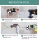 Gantungan Sapu Pel 2 Kait 1 Hook Mop Hanger Stainless Gantungan Sapu Pel 2 Kait 1 Hook Mop Hanger Stainless