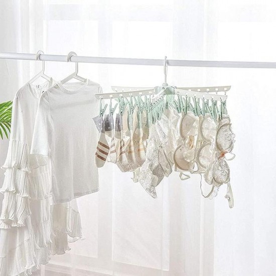 Jemuran Baju 36 Jepit Jepitan Gantungan Hanger Putar