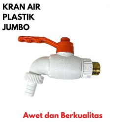 Keran Air Taman Jumbo Drat Kuningan Kran Tembok 0.5 Inch