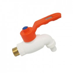 Keran Air Taman Jumbo Drat Kuningan Kran Tembok 0.5 Inch