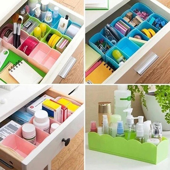 Kotak Laci 5 Sekat Tempat Penyimpanan Box Plastik Organizer Kotak Laci 5 Sekat Tempat Penyimpanan Box Plastik Organizer