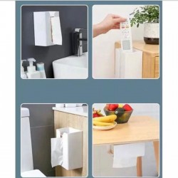 Tissue Box Tempel Tembok Tempat Kotak Tisu Dinding