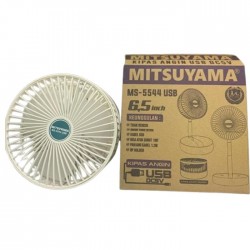 Mitsuyama MS-5544 USB Kipas Angin Lipat DC5V 6.5 Inch