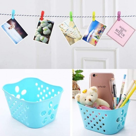 Penjepit Jemuran Warna isi 30 Pcs Keranjang Jepitan