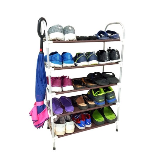 Rak Sepatu Payung Sandal 5 Susun Bahan Besi Rak Sepatu Payung Sandal 5 Susun Bahan Besi