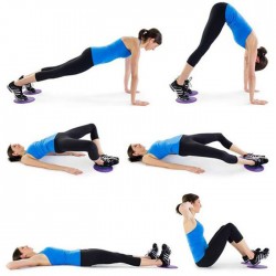 Sliding Gliding Disc Slider Yoga 2pc
