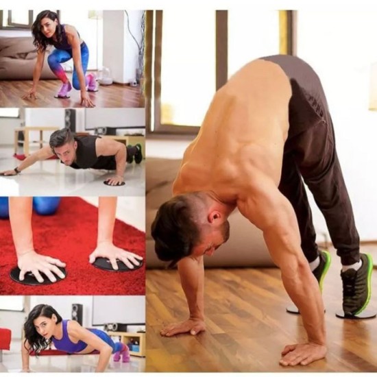 Sliding Gliding Disc Slider Yoga 2pc Sliding Gliding Disc Slider Yoga 2pc