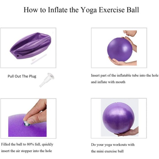 Bola Yoga Mini Gym Ball Diameter 22cm Bola Yoga Mini Gym Ball Diameter 22cm