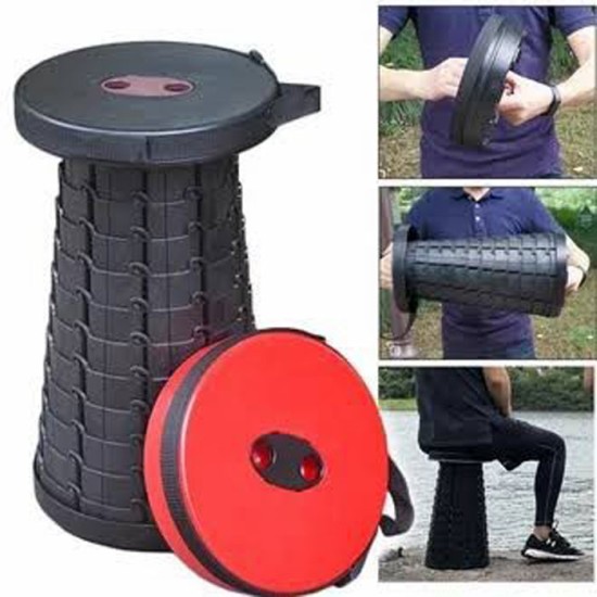 Kursi Outdoor Telescopic Bulat Bangku Lipat Folding Stool Kursi Outdoor Telescopic Bulat Bangku Lipat Folding Stool