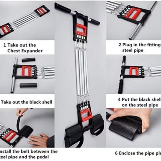 Spring Chest Pull Expander Alat Fitness Gym Otot Spring Chest Pull Expander Alat Fitness Gym Otot