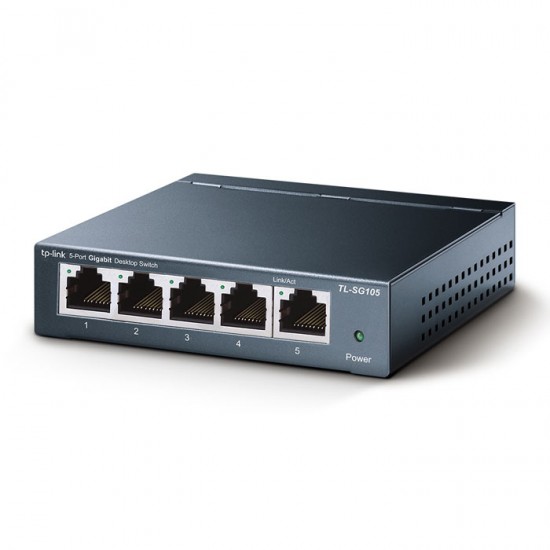 TP-LINK TL-SG105 5-Port 10/100/1000Mbps Desktop Switch Gigabit