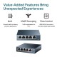 TP-LINK TL-SG105 5-Port 10/100/1000Mbps Desktop Switch Gigabit