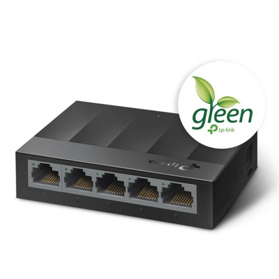 TP-LINK LS1005G 5-Port 10/100/1000Mbps Desktop Switch Gigabit