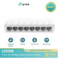 TP-LINK LS1008 8-Port 10/100Mbps Desktop Switch UTP
