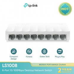 TP-LINK LS1008 8-Port 10/100Mbps Desktop Switch UTP