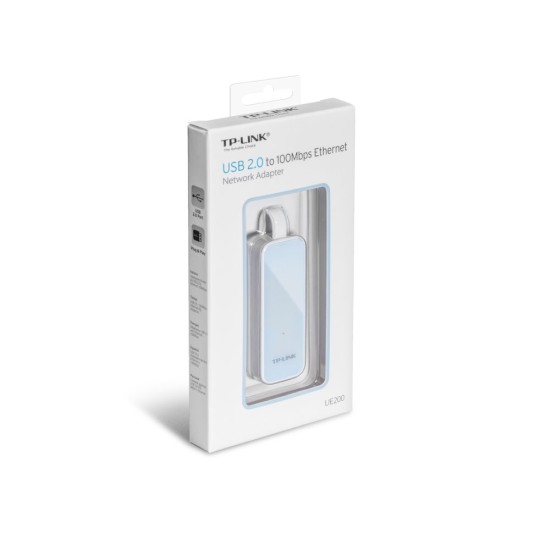 TP-LINK UE200 USB 2.0 to 100Mbps Ethernet Network Adapter TP-LINK UE200 USB 2.0 to 100Mbps Ethernet Network Adapter